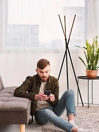 Stix 60" Dimmable Led Modern Tripod Floor Lamp