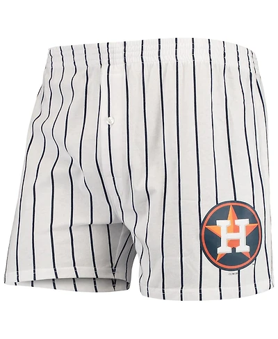 Men's Concepts Sport White Houston Astros Vigor Boxer Shorts