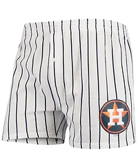 Men's Concepts Sport White Houston Astros Vigor Boxer Shorts