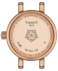 Tissot Women's Swiss Lovely Rose Gold Pvd Stainless Steel Bracelet Watch 20mm