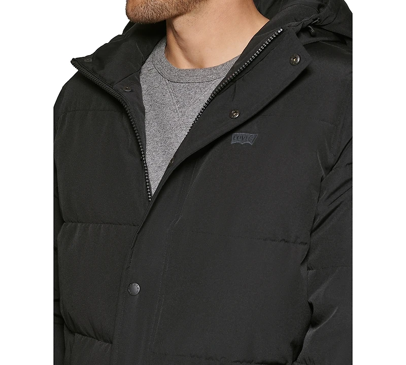Levi's Men's Quilted Extra Long Parka Jacket