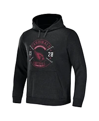 Men's Nfl x Darius Rucker Collection by Fanatics Heather Charcoal Arizona Cardinals Radar Pullover Hoodie