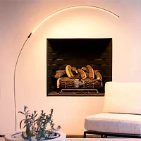 Sparq 67" Dimmable Led Modern Arc Floor Lamp