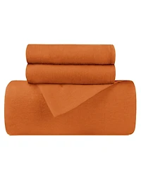 Superior Solid 3-Piece Duvet Cover Set, Full/Queen