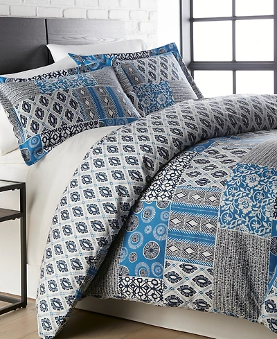 Southshore Fine Linens Global Patchwork Down Alternative 3-Pc. Comforter Set