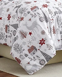 Southshore Fine Linens Holly Jolly Lane Reversible 6-Pc. Comforter Set, Twin