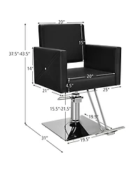 Costway Salon Chair for Hair Stylist Adjustable Swivel Chair