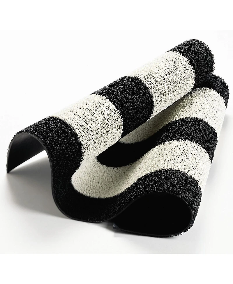 Chilewich Bold Stripe Shag Mat 24"x36"