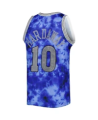 Men's Mitchell & Ness Tim Hardaway Blue Golden State Warriors 1990-91 Galaxy Swingman Jersey