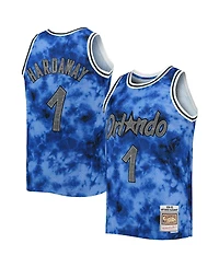 Men's Mitchell & Ness Penny Hardaway Blue Orlando Magic 1994-95 Galaxy Swingman Jersey