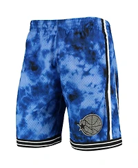 Men's Mitchell & Ness Royal Golden State Warriors Hardwood Classics 1995 Galaxy Swingman Shorts