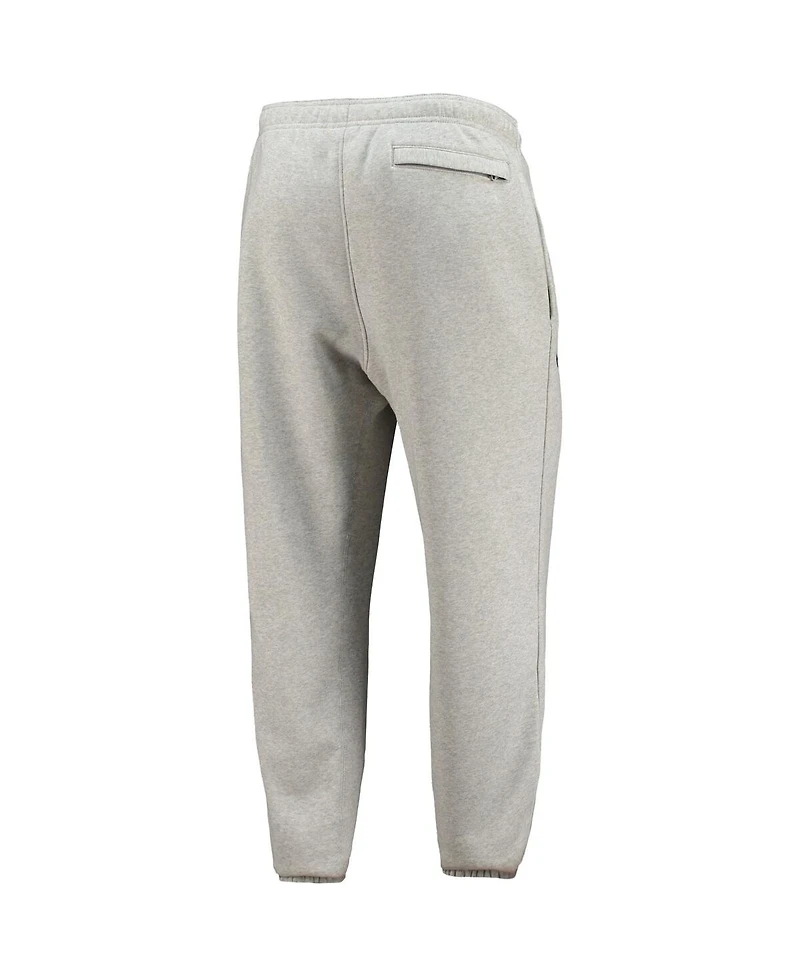 Men's Nike Heathered Gray Nba Team 31 75th Anniversary Courtside Fleece Jogger Pants