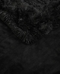 Serta Shaggy Electric Faux-Fur Throw, 50" x 60"