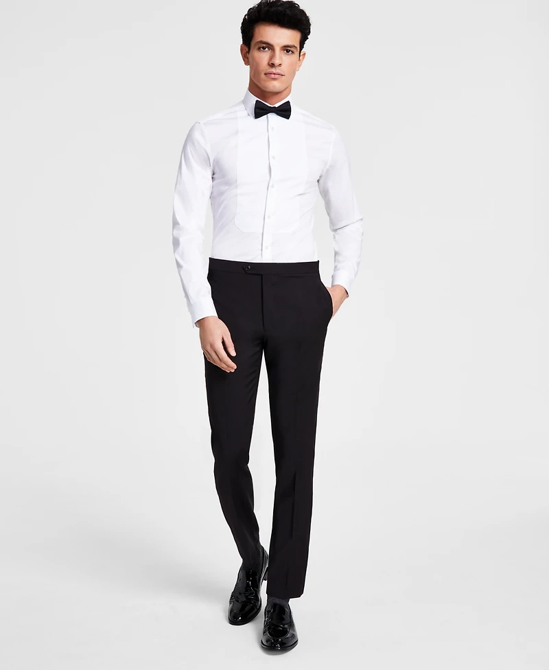 Calvin Klein Men's Skinny-Fit Wool Tuxedo Pant - Close Out!