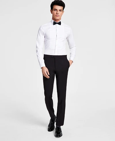 Calvin Klein Men's Skinny-Fit Wool Tuxedo Pant - Close Out!