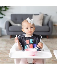 Bumkins Baby Bowl with Lid and Spoon First Feeding, 3 Piece Set