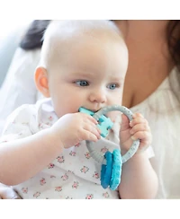 Bumkins Baby Girls Three Textured Gripping Teething Charms