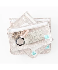 Bumkins Baby Girls Printed Travel Water Resistant Bag, Pack of 3