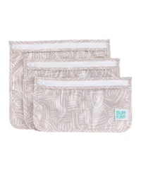 Bumkins Baby Girls Printed Travel Water Resistant Bag, Pack of 3