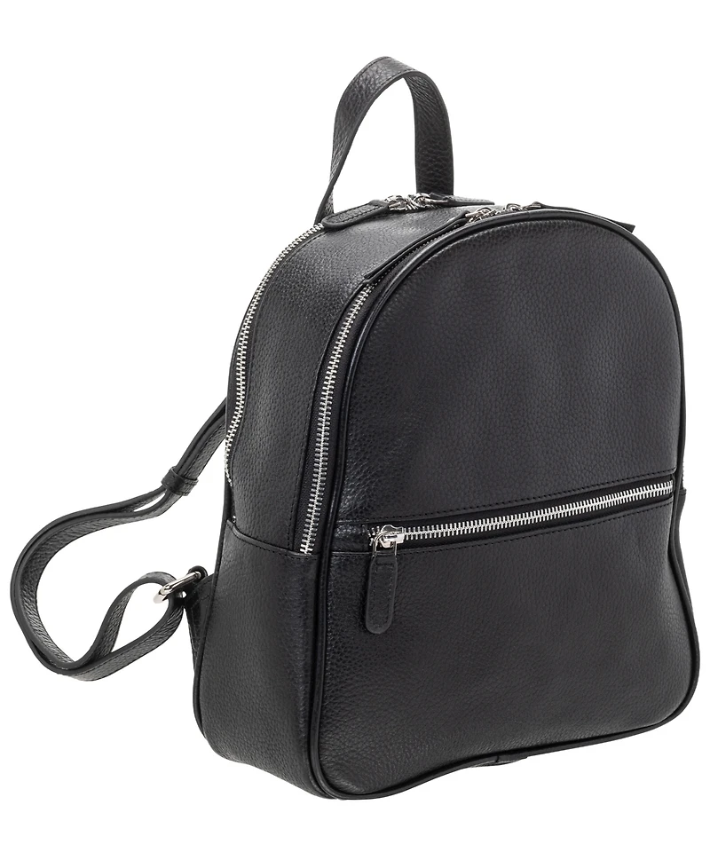 Mancini Women's Pebbled Audrey Backpack