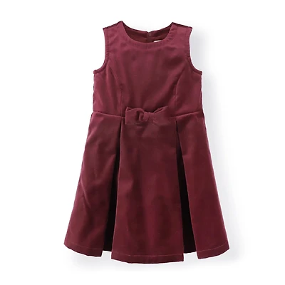Hope & Henry Big Girls Sleeveless Bow Front Jumper