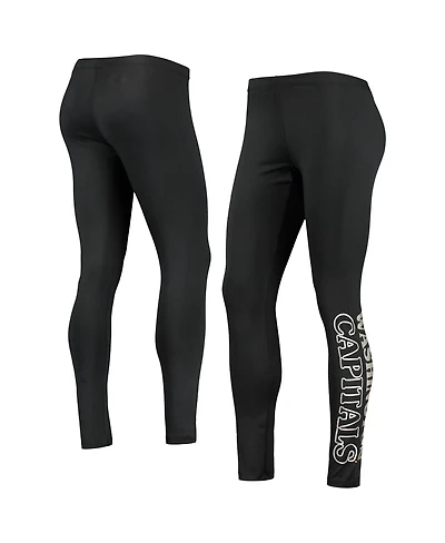 Women's G-iii Sports by Carl Banks Black Washington Capitals Stadium Leggings