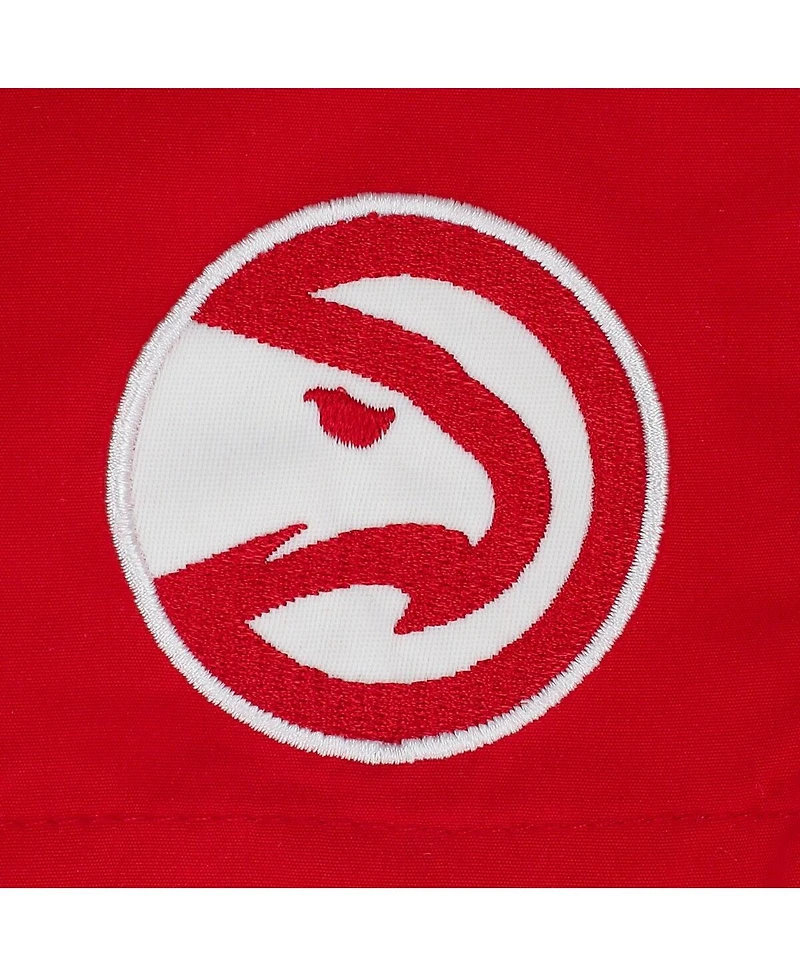 Men's G-iii Sports by Carl Banks Red Atlanta Hawks Sand Beach Volley Swim Shorts