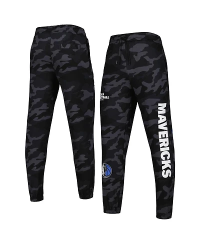 Men's New Era Black, Camo Dallas Mavericks Tonal Joggers