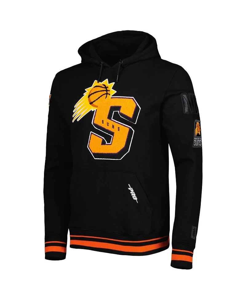 Men's Pro Standard Black Phoenix Suns Mash Up Capsule Pullover Hoodie