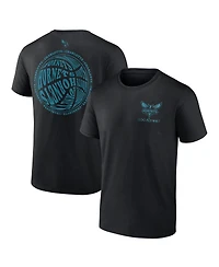 Men's Fanatics Black Charlotte Hornets Basketball Street Collective T-shirt
