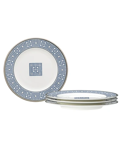 Noritake Infinity 4 Piece Bread Butter/Appetizer Plate Set, Service for