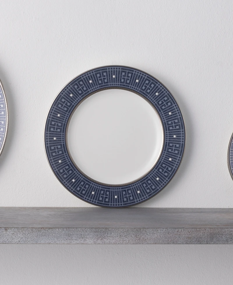 Noritake Infinity Blue 4 Piece Salad Plate Set, Service for 4