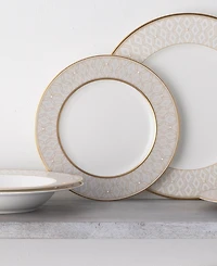 Noritake Noble Pearl Set Of 4 Salad Plates, 8-1/2"
