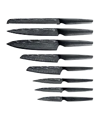 Cuisine::pro Id3 Black Samurai the Egg Knife Block Set, 9 Piece