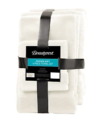Closeout! Beautyrest Plume Feather Touch Cotton 6-Pc. Bath Towel Set