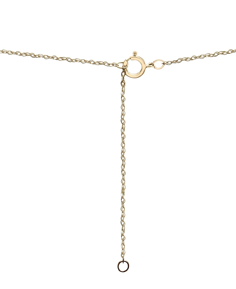 Wrapped Diamond Sun Pendant Necklace (1/10 ct. t.w.) 14k Gold Created for Macy's (Also available Black Diamond)