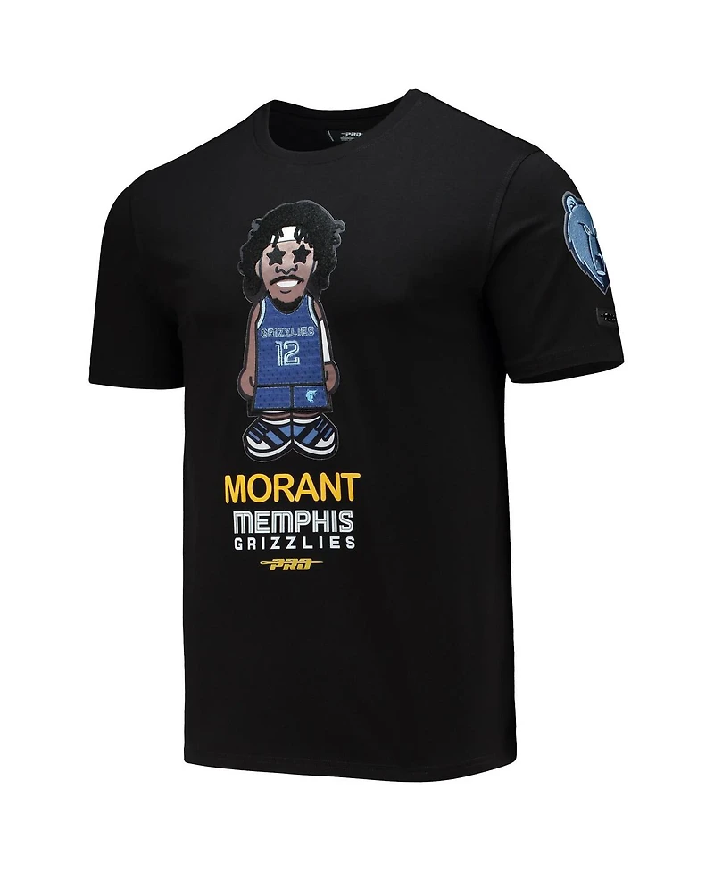 Men's Pro Standard Ja Morant Black Memphis Grizzlies Caricature T-shirt