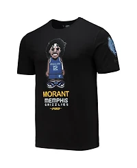 Men's Pro Standard Ja Morant Black Memphis Grizzlies Caricature T-shirt