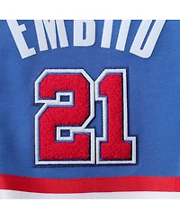Men's Pro Standard Joel Embiid Royal Philadelphia 76ers Team Player Shorts