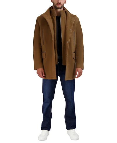 Cole Haan Men's Heavy Plush Car Coat