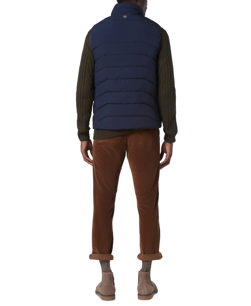 Marc New York Men's Garrick Stretch Packable Quilted Vest