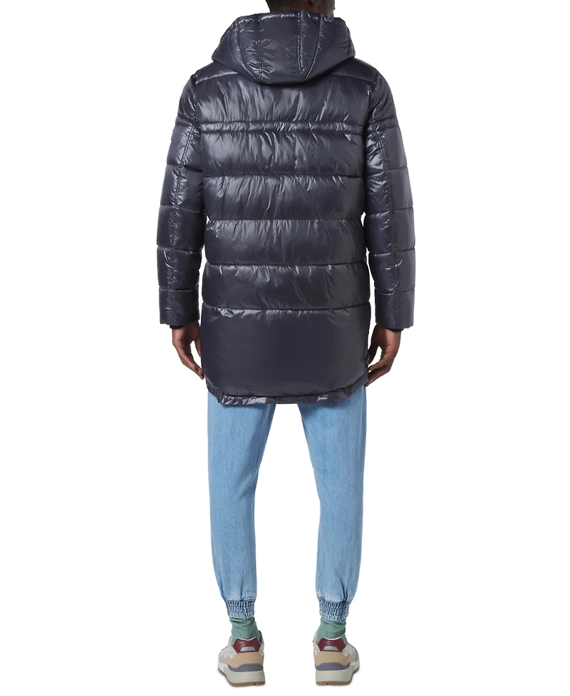 Marc New York Men's Barreto Super Wet Cire Parka with Grossgrain Trim