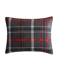 Closeout! Eddie Bauer Willow Plaid Microsuede Reversible Comforter Set, King