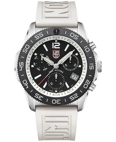 Luminox Men's Swiss Chronograph Pacific Diver Rubber Strap Watch 44mm