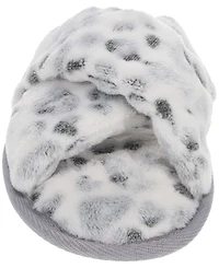 Rachel Rachel Roy Women's Gift Set with X-Band Plush Slipper and Cheetah Blanket Set