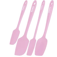 4pcs Silicone Spatula Set - Heat Resistant Silicone Tools for Cooking, Baking & Mixing