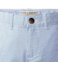 Hope & Henry Baby Boys Organic Cotton Seersucker Suit Pant