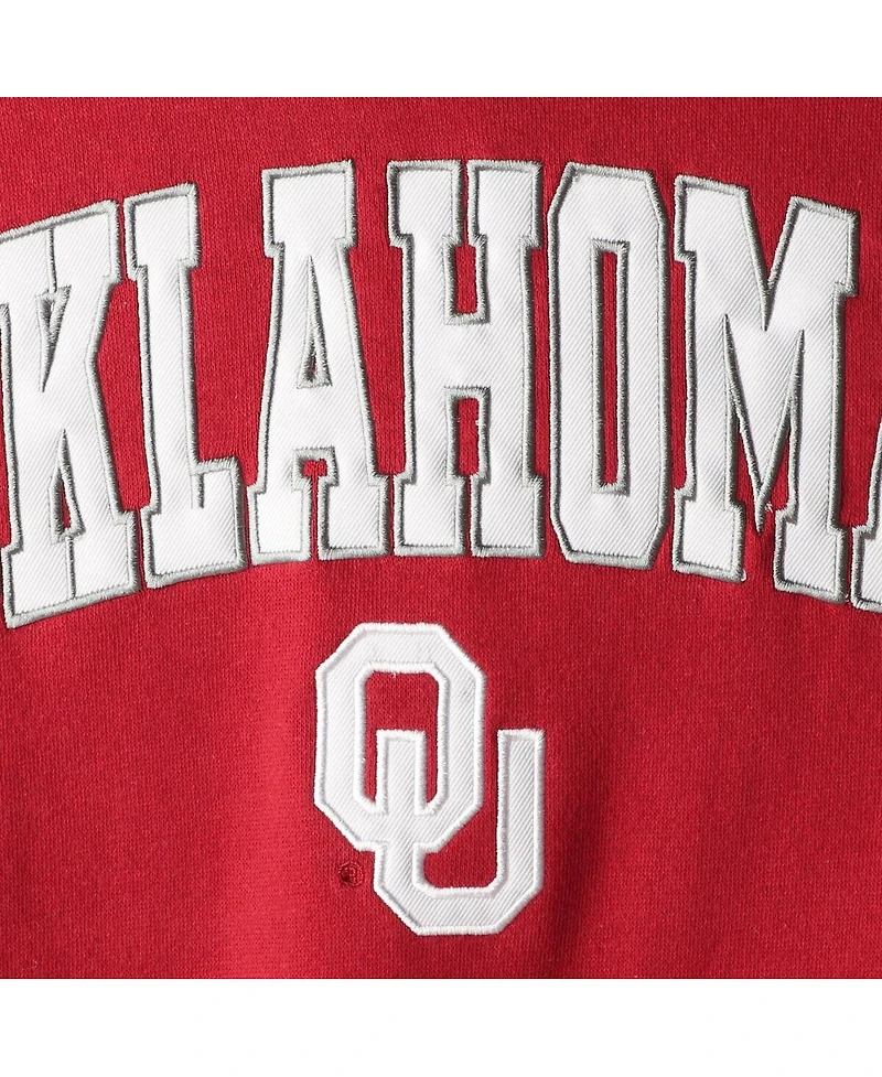 Colosseum Youth Boys Oklahoma Sooners 2-Hit Team Pullover Hoodie