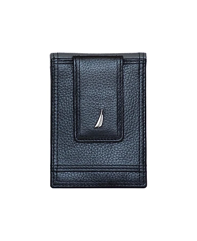 Nautica Men's Front Pocket Leather Wallet