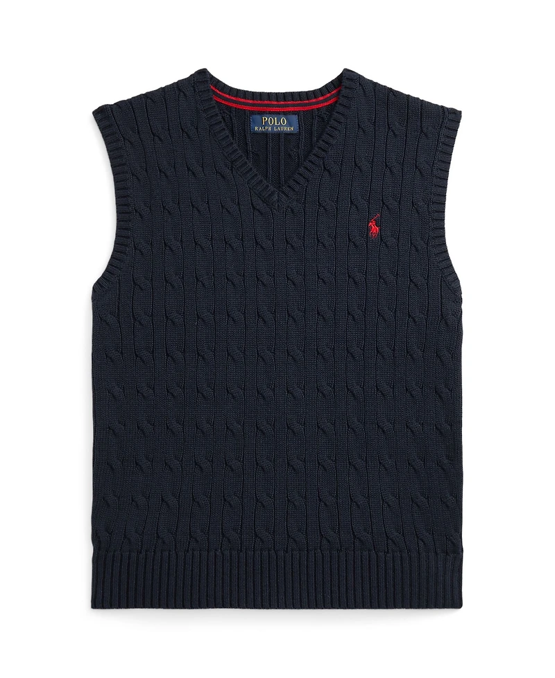 Polo Ralph Lauren Toddler and Little Boys Cable-Knit Sweater Vest